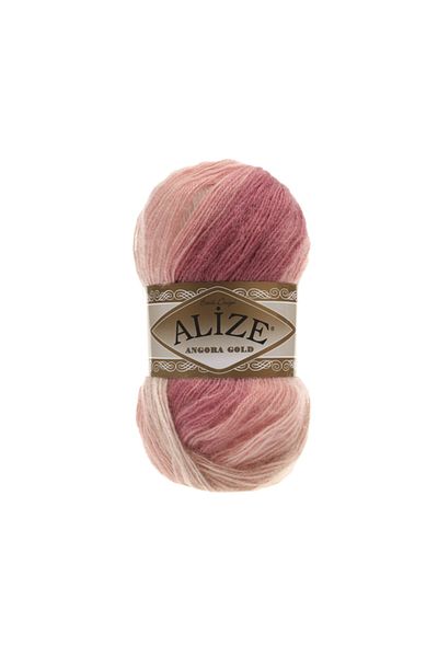 Alize 5 τεμάχια Angora Gold Tie Dye Πλεκτό νήμα 5652