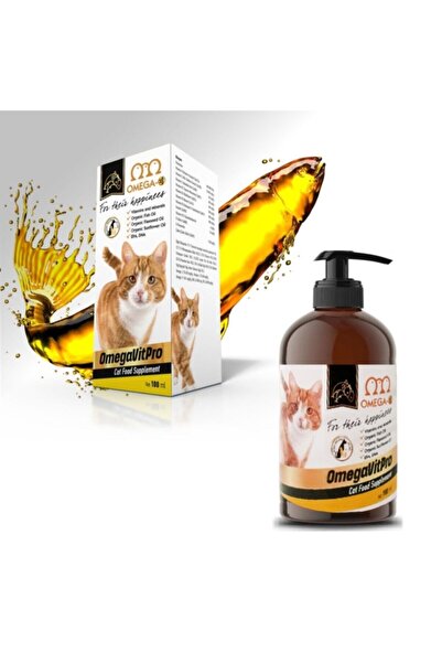 Omega Vitpro Kedi Multivitamin Somon Balık Yağı 100 Ml (3-6-9 ) (her Yaş/ırk)