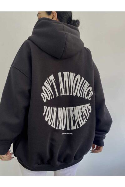 NİCE Black Mcllctn Dont Hoodie Sweatshirt