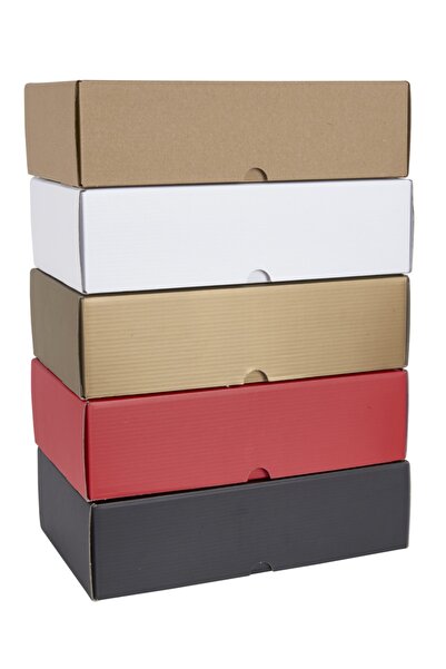 Brandtobag 31x20x9 Kraft Lüks Dayanıklı Kilitli E-ticaret Kargo Kutusu - 1.86 Desi (10 Adet)