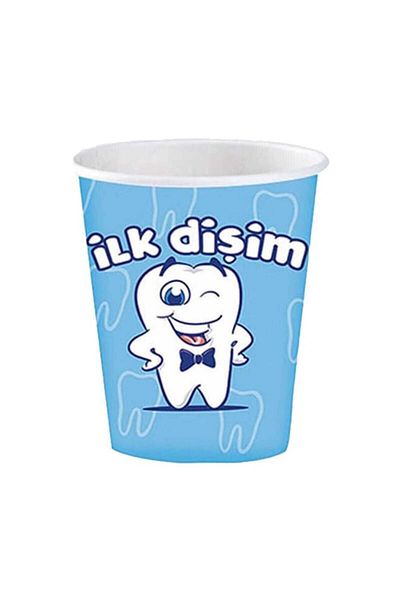 Roll-Up My First Tooth Male Paper Cup