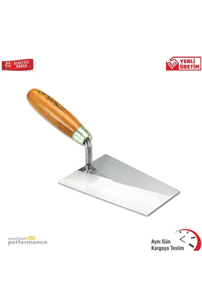 Genel Markalar 066 Ahşap Saplı Duvarcı Malası 16 Cm Yay Çeliği