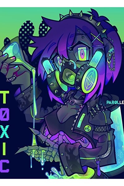 Universal Poster decorativ din lemn T0xic Tablo