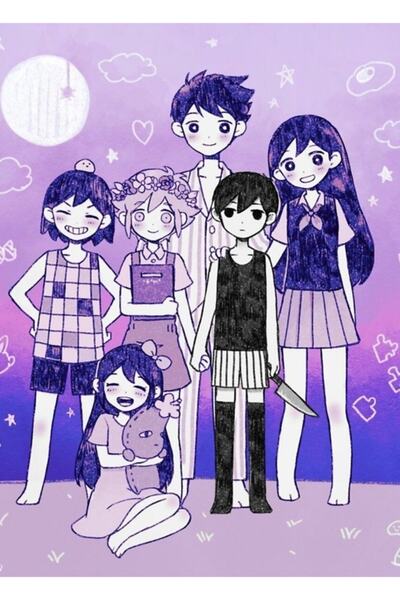 Universal Poster decorativ din lemn Omori Tablo