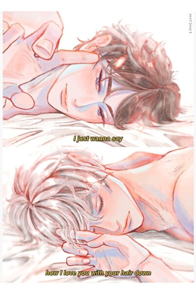 Universal Haikyuu Bokuto Akaashi (sofia By Clairo) Tablo Ahşap Poster Dekoratif