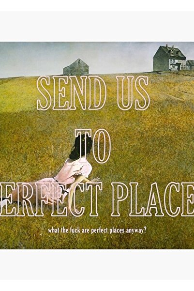 Universal Lorde Perfect Places Tablou Poster din lemn decorativ