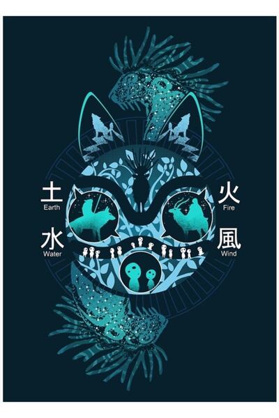 Universal Φυσική Πριγκίπισσα (έκδοση 1) Ξύλινη Διακοσμητική Αφίσα Ζωγραφικής