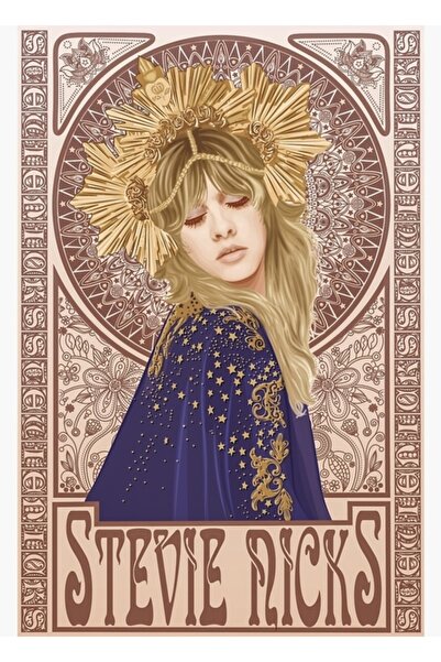 Universal Декоративен дървен плакат на Стиви Никс за маса