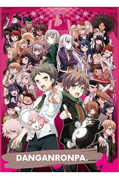 Universal Danganronpa 1 & 2: Hepsi Içinde Tablo Ahşap Poster Dekoratif