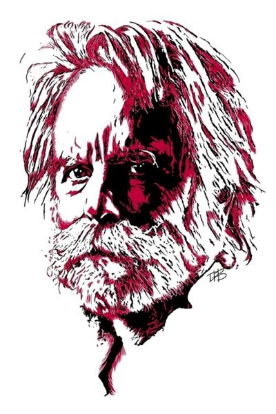 Universal Poster decorativ din lemn Bob Weir Tablo