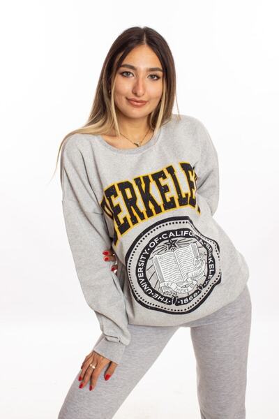 blackbonds Gri Sweatshirt