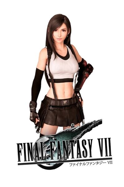 Universal Final Fantasy 7 Remake Tifa Lockhart Tablo Ahşap Poster Dekoratif