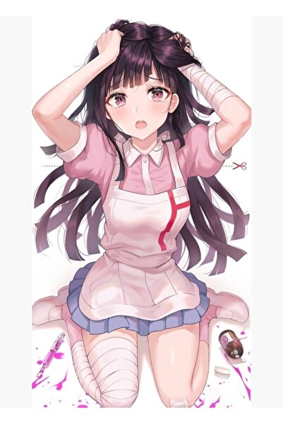 Universal Hemşire Anime Kız Tablo Ahşap Poster Dekoratif