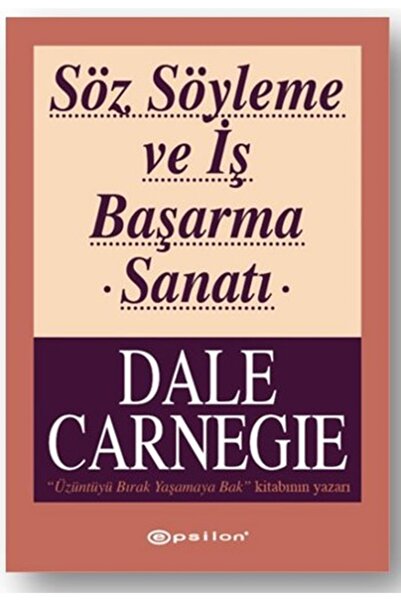 Epsilon Yayınevi Lisinya218 Söz Söyleme ve İş Başarma Sanatı