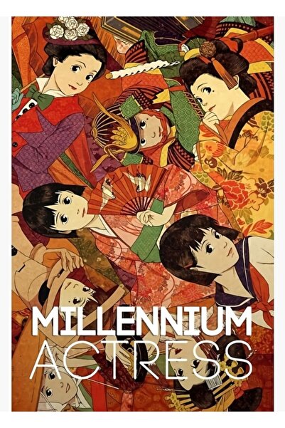 Universal Actrița Milenium 2001 Satoshi Kon Tablou japonez Poster din lemn de...
