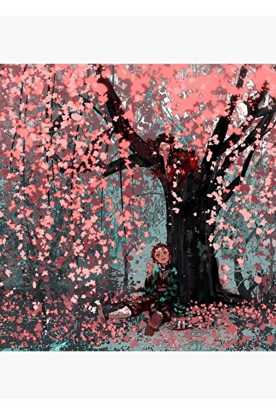 Universal Νεζούκο Ταντζίρο - Ξύλινη Διακοσμητική Αφίσα Τέχνης  "Demon Slayer "