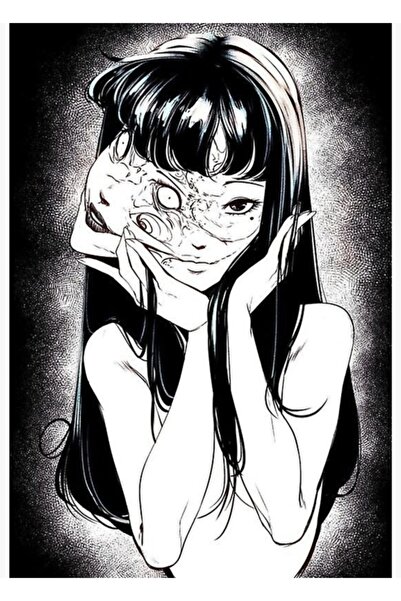 Universal Junji Ito Tablo Ahşap Poster Dekoratif