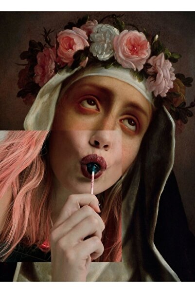 Universal Μαίρη ΙΙ Ξύλινη Αφίσα Ζωγραφικής Διακοσμητική