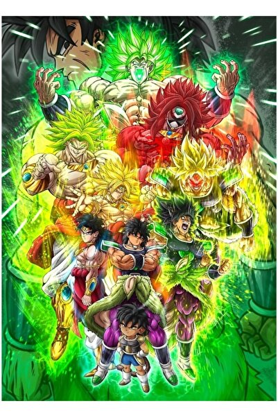 Universal Poster decorativ din lemn Broly