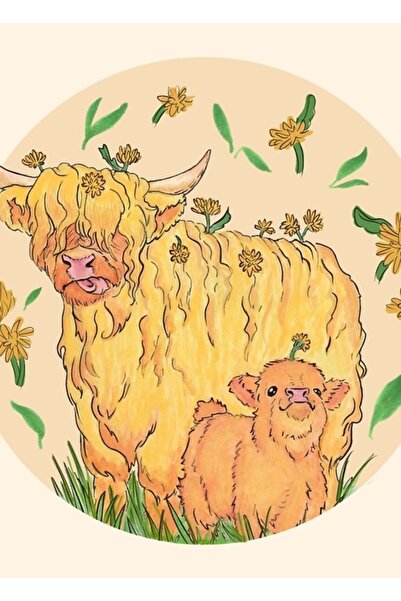 Universal Moobloom Ξύλινη Διακοσμητική Αφίσα Ζωγραφικής