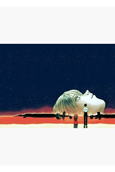 Universal Το τελευταίο εικόναλο του Evangelion, ξύλινη διακοσμητική αφίσα