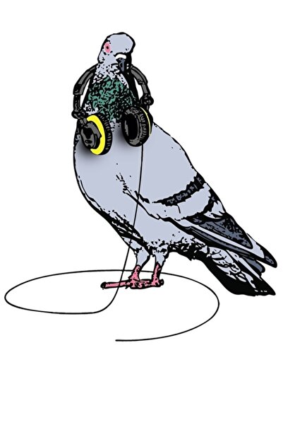 Universal Poster decorativ din lemn Tekno Güvercin Tablo