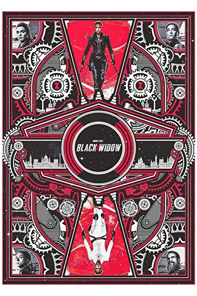 Universal Poster original din lemn cu supereroina Natasha, decorativ G1