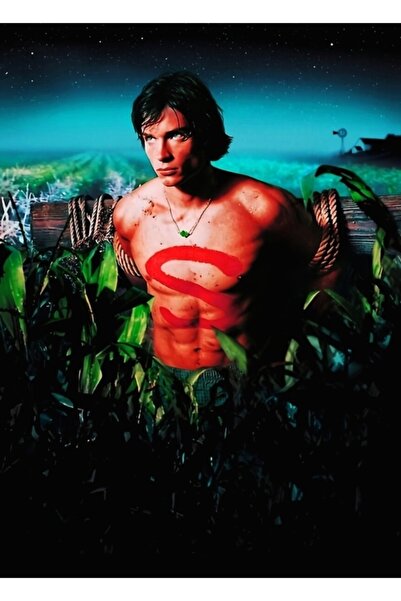 Universal Smallville Mevsim Ahşap Poster Dekoratif