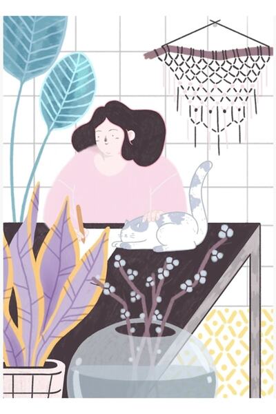 Universal Poster decorativ din lemn Gardenya Tablo