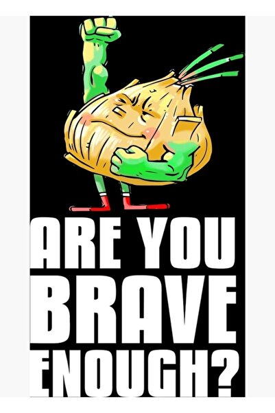 Universal Ceapă, ești suficient de curajos? Poster decorativ din lemn cu supe...