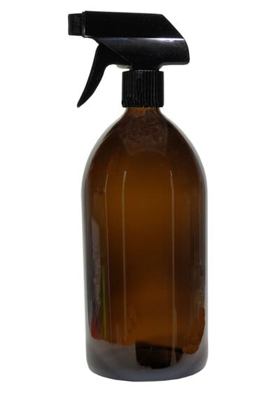 Paradise Amber Cam Şişe 1000ml Cam Spreyli