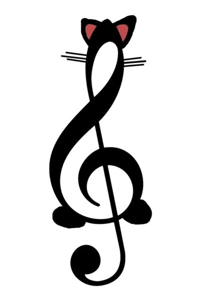 Universal Ζωγραφική ζωγραφική με γάτα της τζαζ, ξύλινη αφίσα, διακοσμητική