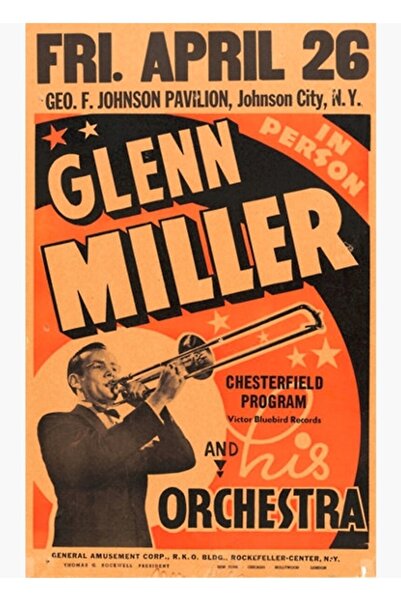 Universal Πρόγραμμα Μουσικής Αφίσα Ξύλινη Διακοσμητική Αφίσα