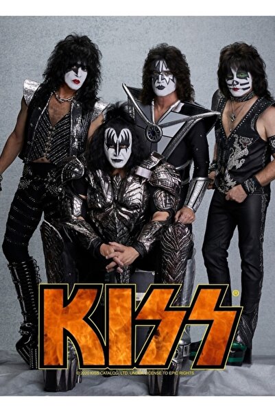 Universal Kıss Vintage Σχέδιο Κορδονιού Ξύλινη Διακοσμητική Αφίσα Τραπεζιού