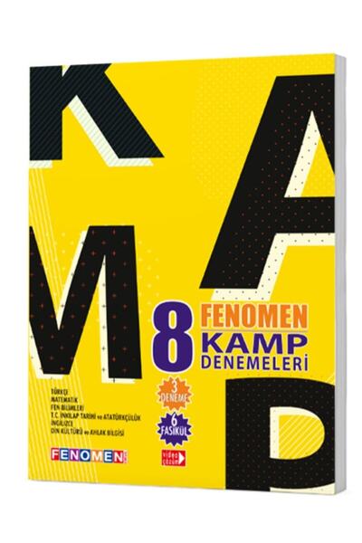 Gama Yayınları 8 Sınıf Fenomen Tüm Dersler Genel Kamp Denemeleri