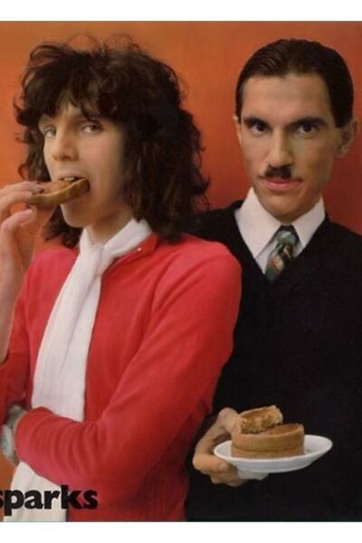 Universal Ομάδα Σπαρκς, Αδελφοί Σπαρκς, Ρον Μέιλ, Ξύλινη διακοσμητική αφίσα ζ...