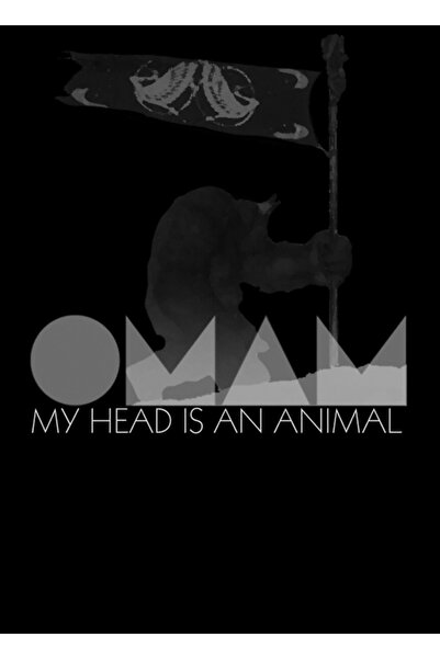 Universal Poster decorativ din lemn cu labe murdare