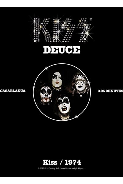 Universal Kıss - Дървен декоративен плакат за маса Deuce