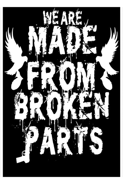 Universal Hollywood Undead - Είμαστε ξύλινη αφίσα για διακόσμηση.