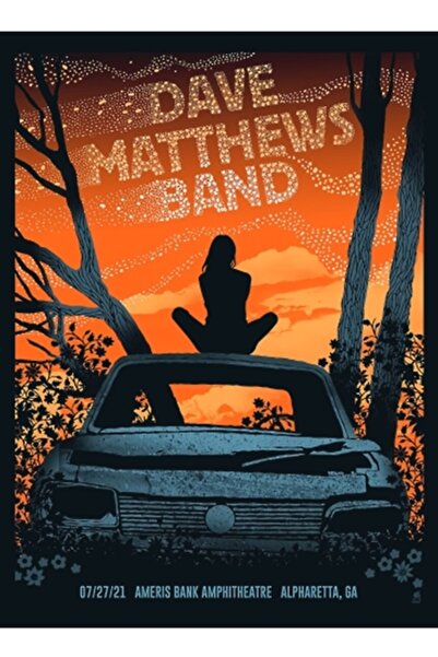 Universal Poster decorativ din lemn cu tablou de artă Dave Matthews Band