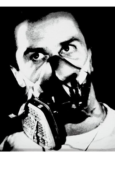 Universal Mike Black and White Εικονογραφικός Πίνακας Ξύλινη Διακοσμητική Αφίσα