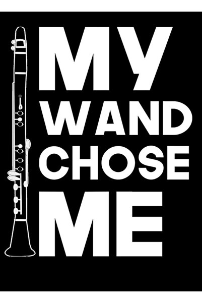 Universal Bagheta mea de clarinet m-a ales Tablou Poster din lemn decorativ