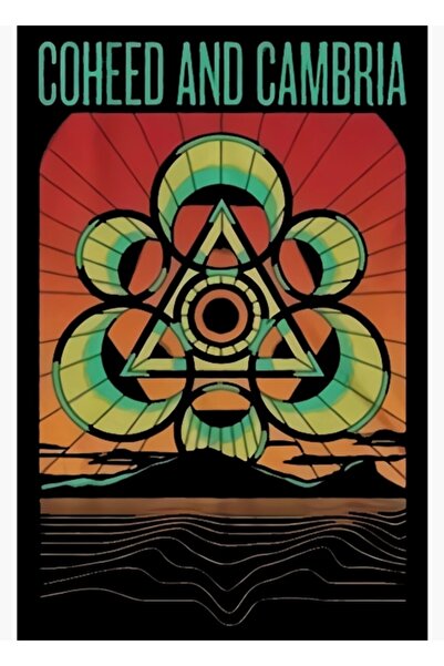 Universal Poster decorativ din lemn Coheed Ve Cambria