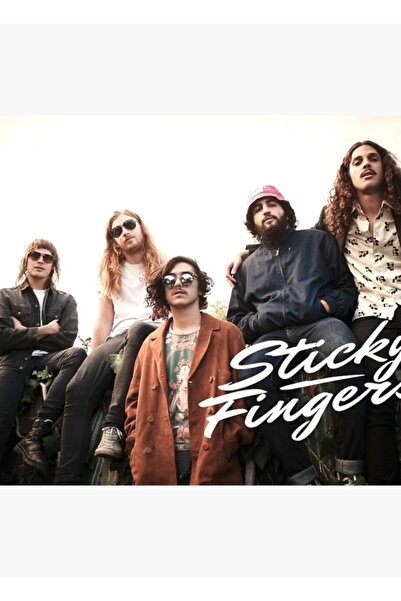 Universal Poster decorativ din lemn cu degete lipicioase