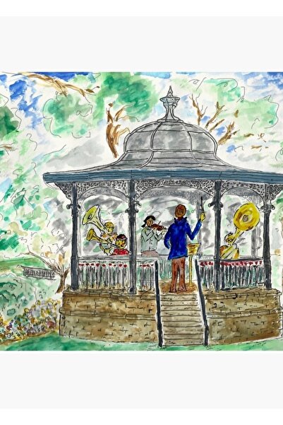 Universal Διακοσμητική ξύλινη αφίσα για τον πίνακα της μπάντας Buxton