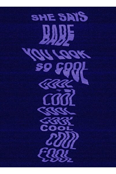 Universal Δείχνεις τόσο δροσερός! Ξύλινη διακοσμητική αφίσα ζωγραφικής