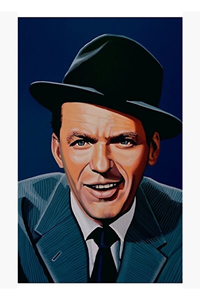 Universal Πίνακας Φρανκ Σινάτρα, Ξύλινη Αφίσα, Διακοσμητική