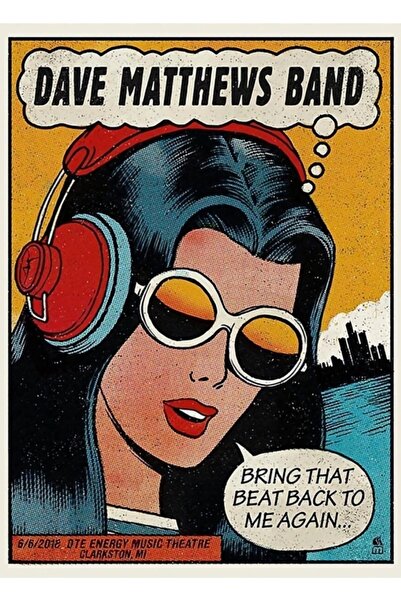 Universal 6 iunie 2018 Dte Energy Music Theatre Clarkston Poster din lemn dec...