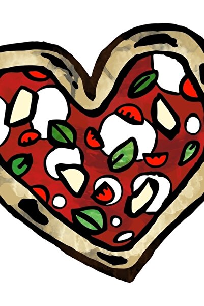 Universal Poster decorativ din lemn Gusta Pizza