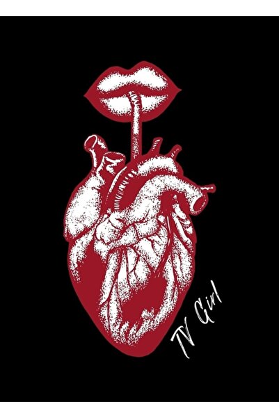 Universal Tv Girl - Ξύλινη διακοσμητική αφίσα με λογότυπο ξόρκισης